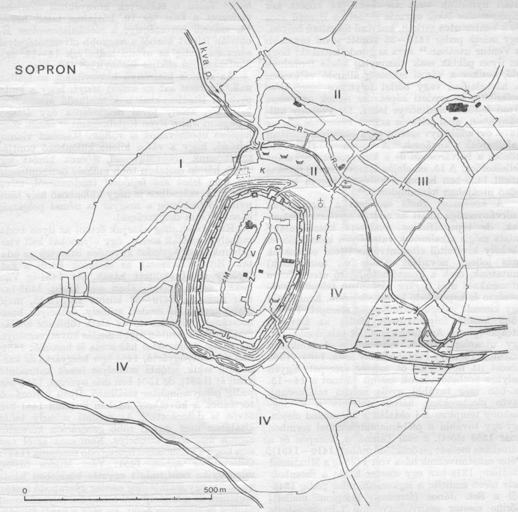 Sopron és külvárosai a XV.