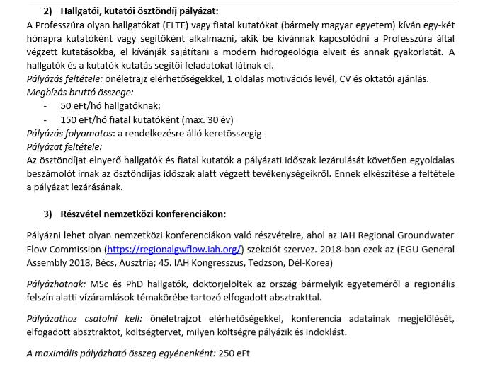 hallgatóinak,