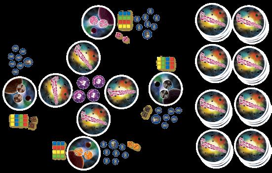 ElŐkészületek Minden játékos vegyen magához két azonos színű dobókockát, a hozzá tartozó karakterlapot (a dobókockás oldalával felfelé: így jelöljük, melyik játékos melyik színnel van), illetve