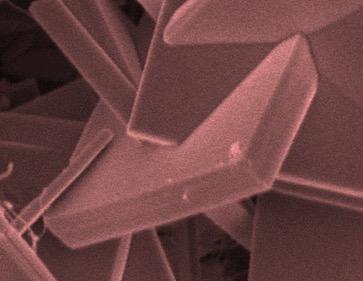 µm 2 µm monoklin WO 3 ortorombikus H 2 O WO 3
