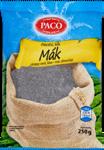 mazsola 100 g 97,-/db PACO étkezési mák 250 g 505,-/db PACO darált mák 200