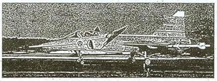 L e sz á llá sn á l rö v id tá v ú k ifu tá s Leszállásnál, kifutás során, a pilóta a kacsa szárny önrészt elteríti lefelé az aerodinamikai fékezéshez (3.sz.ábra).