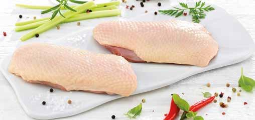 FRISS, FIATAL KACSAMELLFILÉ, 420 g Bőrrel A kép illusztráció.
