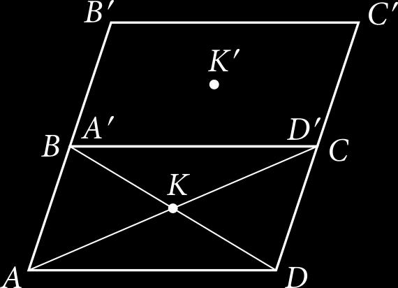 II/. Eltolás Rajzolj egy ABCD paralelogrammát a füzetedbe!