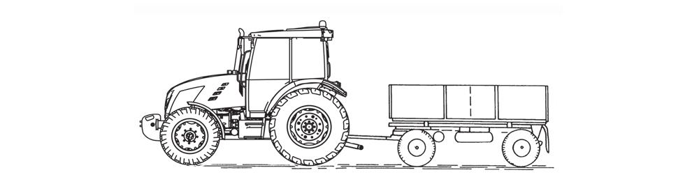 A TRAKTOR VEZETÉSE Elindulás NM13N094 1. Nyomja be a tengelykapcsoló pedált. 2. Tolja a fő sebességváltó kart üres állásba. 3. Indítsa be a motort. 4.