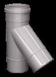 Egyflú kéményrendszer ek glol E Flvstgság 0,5 mm; DN 300-ig Flvstgság 0,6 mm és 1,0 mm
