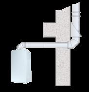 Duplflú kéményrendszer ek complex D Hőszigetelés: 25 vgy 50 mm glol D Hőszigetelés: 30 mm; DN 300-ig Egy rácstlkozás Épülethez rögzítve felállítv Egy rácstlkozás Grvitáció, mx.