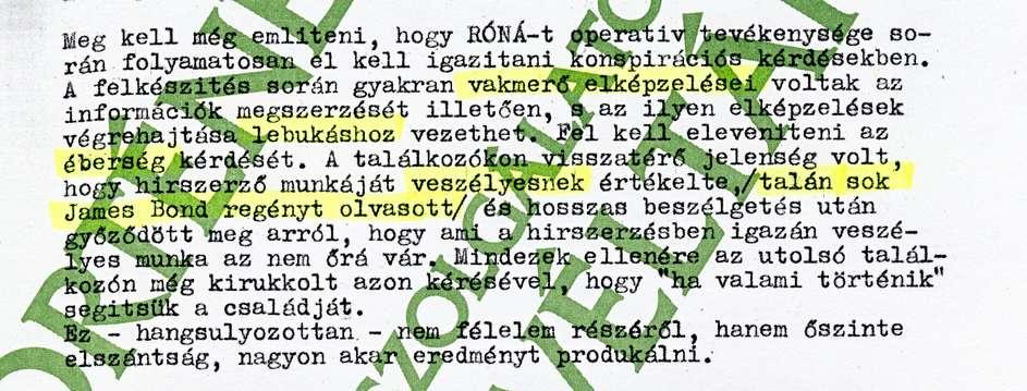 Róná -t, hogy feltétlen keresse meg őket New Yorkban. Törekedjen arra, hogy a főnökökön keresztül a magazinok minél több munkatársát megismerje.