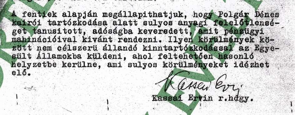 A kairói rezidentúra vezetője: Torda Endre r.