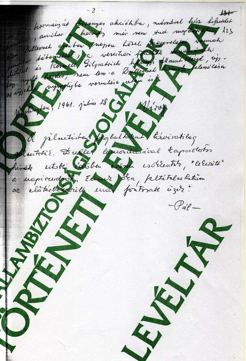 Virág jelenti a CIA átszervezéséről Csaknem egy évvel