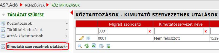 Köztartozás módosításra lehet szükség pl. akkor, ha a kimutató szervhez az adózó befizeti a tartozás egészét, vagy egy részét, így az eredetileg kimutatott köztartozásból törölni kell.