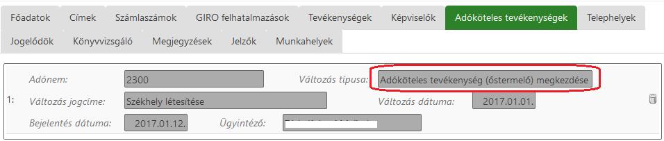 3. Bejelentkezés űrlap változásai a. A KATA szüneteltetés megfelelő kezelése érdekében a bejelentkezés űrlap kiegészítésre került két új dátum mezővel: A Htv. 39/B.