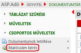 adatai táblában külön oszlopban megjelölésre kerül, hogy kiknél alapértelmezett az elektronikus kézbesítés: A Boríték készítés táblában az Expediálási mód oszlopban szintén látható, hogy mely iratok