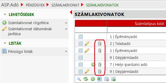 A kivonat törlésével együtt az abban található pénzforgalmi tételek is törlésre kerülnek, melyek korábban részt vehettek számfejtésben, így törlést követően javasolt informális számfejtés