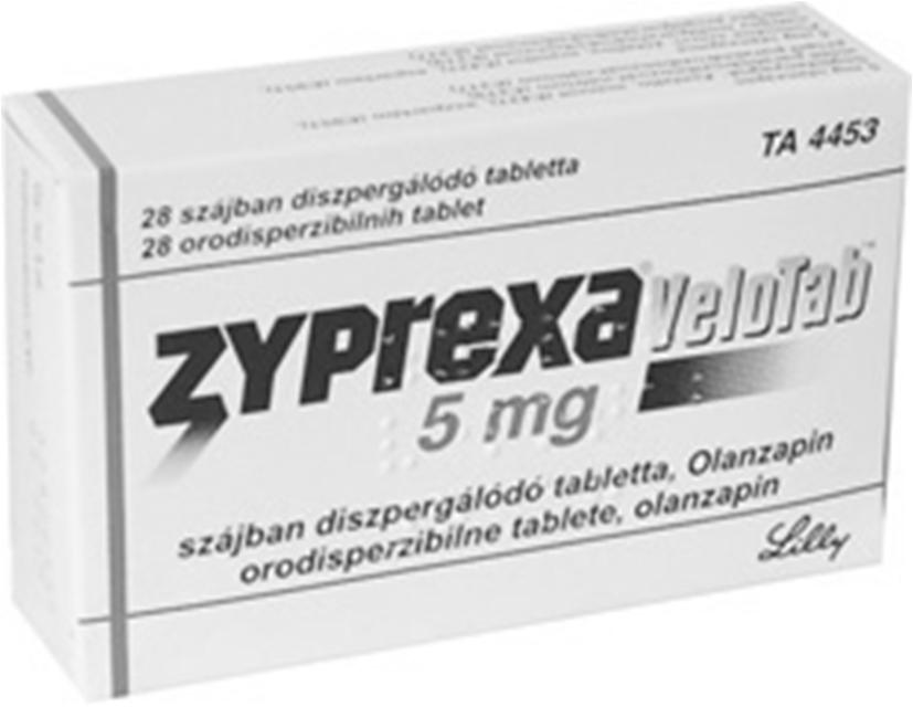 Zyprexa Velotab 5mg Liofilezéses