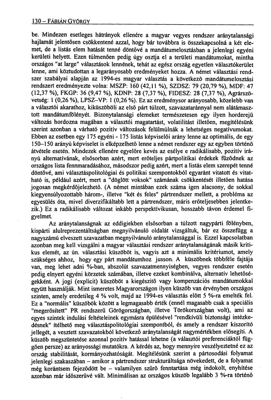 130 FÁBIÁN GYÖRGY be.