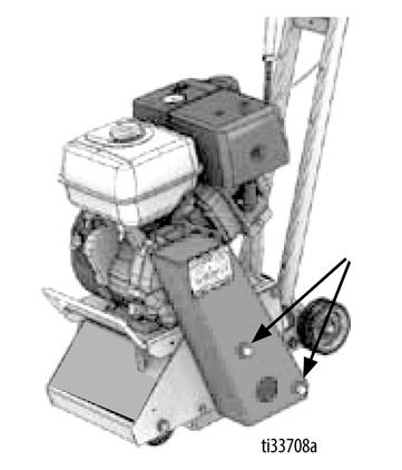 Javítás 7. A 3/4"-es csavarkulccsal szerelje fel a szíj védőburkolatát. Csapágy cseréje (Standard típusok) Szükséges szerszámok:. 6 mm-es villás- vagy dugókulcs 2. /2"-es villás- vagy dugókulcs 3.