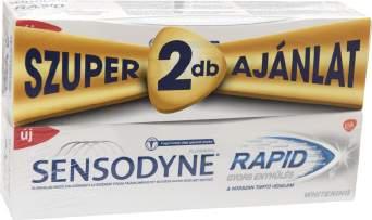 ROSSMANN AZ ONLINE DROGÉRIA KÖZEL 14 000 TERMÉK! Sensodyne Repair&Protect fogkrém duopack 2x75 ml 13,32 /ml termékre!