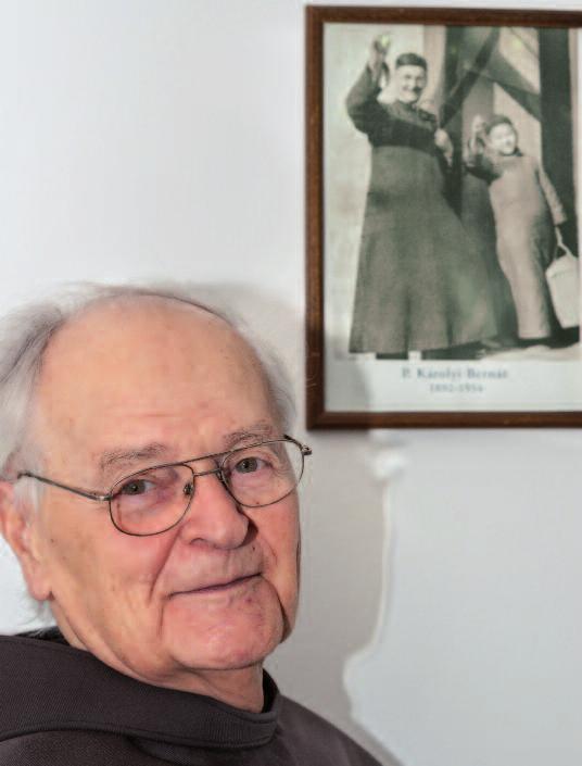 a meghurcolt szerzetesek táblái között találjuk annak a 7 ferencesnek a nevét is, akiket 1944 és 1954 között egyházuk és embertársaik iránti hűségük miatt végezték ki, vagy adták halálra a rendszer