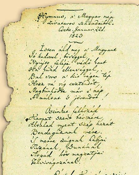 Számvetés a múlttal Hymnus A magyar nép zivataros