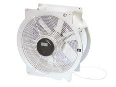A beépített nagy hatótávolságú ventilátor gondoskodik a meleg levegő istállóban történő jó
