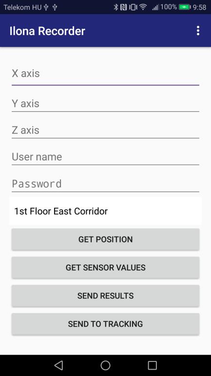 A kliens eszköz képes észlelni a WiFi RSSI jeleket, és rögzíteni őket aszinkron adatgyűjtési módszereken keresztül.