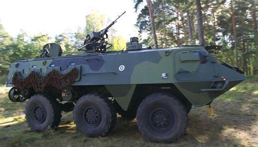 3.17. ábra, A Patria (SISU) 180 APC jármű. [219] Az eszköz első jelentős fejlesztése az XA 185 típus 1994-ben készült el.
