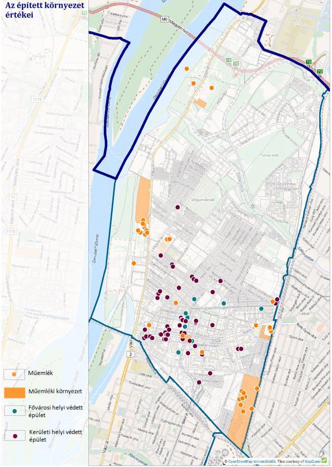 Műemlék, műemlékegyüttes Újpest Városrendezési és Építési Szabályzatát az Önkormányzat Képviselő-testülete 20/2014. (VI. 27.) számú rendelettel fogadta el. Az UKVSZ 2.