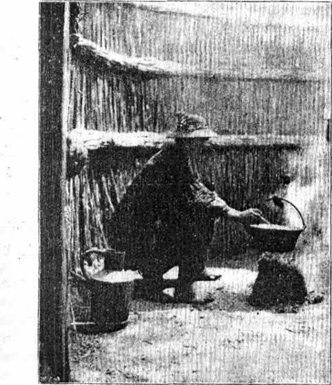 141 ganétűz felé fordít. Vizet nem tölt rá.