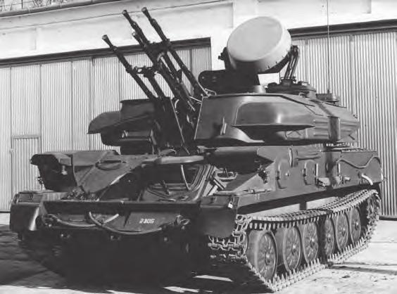 Tanulmányok 20. ábra: A kezelők helye a ZU 2 ikercsövű légvédelmi gépágyúnál fegyver. Az MN szükséglete 1972 73-ban a Szovjetunióból lett beszerezve.