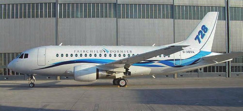 Nemzetközi haditechnikai szemle 22. ábra. A Fairchild Dornier 728-asa 17 események következtében mindkét vállalat megrendelései visszaestek.