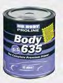6-os PROLINE sorozat 634 4:1 alapozó 2K TÖLTŐALAPOZÓ A BODY 634, a HB BODY Proline széria 6-os sorozatából egy kiváló minőségű 2K akril alapozó.