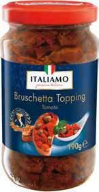 g 399Ft BRUSCHETTA Elősütött alapon