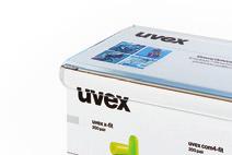 oldal) világos S újratöltődoboz, 300 pár, ömlesztve uvex xact-fit 2124.