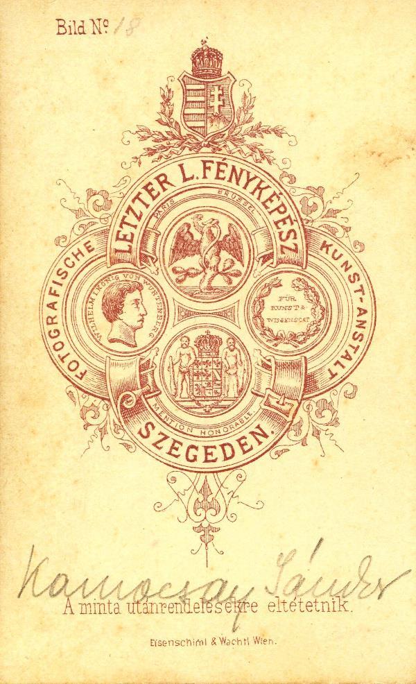 Letzter Lázár Kassán született 1832-ben.