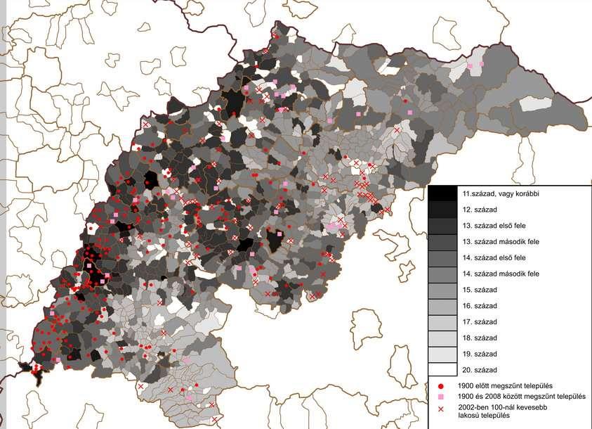 Szilágyi Ferenc Béli-hegység délnyugati lejtőjén fekvő falucskák domborzati és az ehhez kapcsolódó térszerkezeti okok miatt szorosabban kötődnek szomszédos megyeszékhelyek irányába, ezért esetükben
