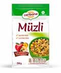 Cerbona Cerbona Cerbona 20 gr 90 gr müzli szeletek puffasztott búzaszelet müzlik 58,20db/karton