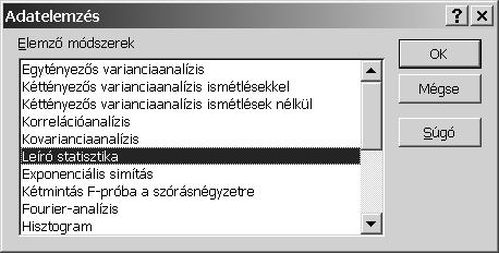 Négyzete átlag X X q q Súlyozott k k f f Varác có együtthat ttható vagy relatív zórá az eredméyt %-ba% fejezzük k k, az együtthat ttható agyága ga a vzgált jeleég