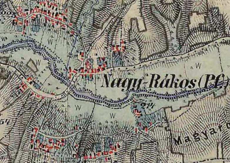 Neve arra utal, hogy a mellette folyó patakban sok volt a rák. 1404ben említik először Egyházas, vagy Nagy Rákosként IV. László kiváltságlevelében.