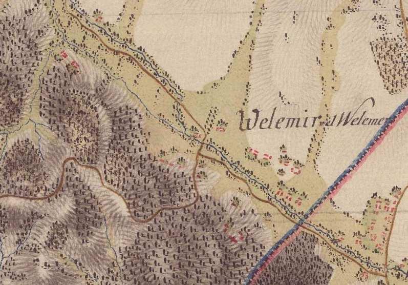 Velemér község bemutatása 7 Első Katonai Felmérés (1763-1787) Magyar Királyság (1869-1887) Kataszteri térkép (1860) Magyarország Katonai