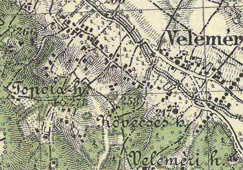 1686-ban Velemér 66 lakossal a környék legnépesebb települése volt.