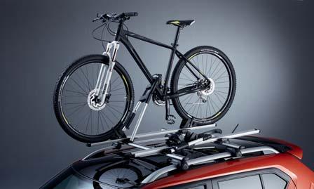5 BICYCLE CARRIER GIRO AF 2 For transporting complete bikes, one set for one bike, lockable. Own weight: 2.9 kg. Part No.