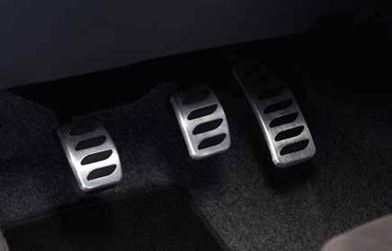 1 1 Sport pedals aluminium, for manual transmission