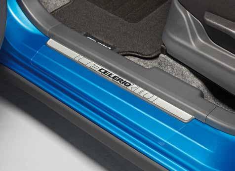 75901-84M20-000 12 Rubber floor mat set with Celerio logo, raised edge to help keep the footwell clean, for manual and automatic