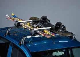 990E0-79J91-000 4 5 6 5 Ski carrier MCKINLEY 14 for up to 2 snowboards or 4 pairs of skis, lockable Part No.