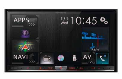 1 1 Pioneer AVIC-F60DAB The master of car entertainment and navigation. This AVIC system brings together pro sound quality audio components and a 7" (17.8cm) WVGA multi-touch display.