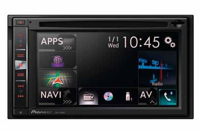 3 3 Pioneer AVIC-F860BT Full scale navigation, entertainment and communication system with a 6.1" (15.5cm) WVGA multi-touch screen.