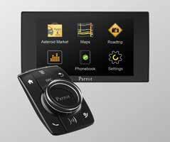 990E0-68K53-000 18 Bluetooth 18 system, Parrot asteroid mini new hands-free multimedia and navigation system with 3.2" color display and wireless remote.