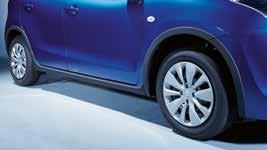 990E0-68P10-000. 4 Not in combination with front mud flaps rigid Part No. 990J0M68P00-010, front mud flaps flexible Part No. 990E0-68P13-000.