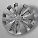 43210-68PS0-0SP 17 Alloy Wheel JOURNEY Silver 7 Silver painted, 6Jx16 alloy wheel, suited for 185/55R16 tires, incl.